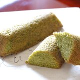緑茶のバターケーキ
